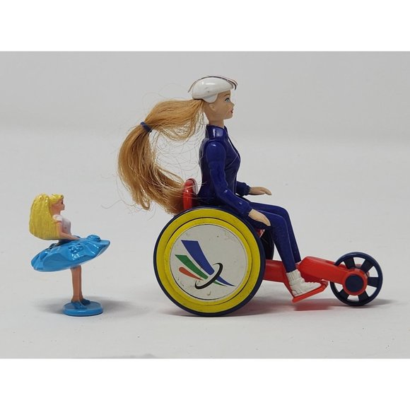 Vintage Mini Barbie/McDonalds Paralympic‎ Wheelchair/Fisher Price Sweet Streets - Picture 4 of 11